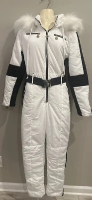 $109.99 • Buy Women Winter Waterproof Ski Snowboard Sport Wear Suit Removable Fur  Jumpsuit M