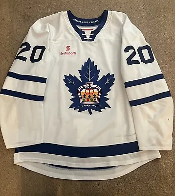 Miikka Salomaki 2019-2020 Game Worn & Used Toronto Marlies Jersey - 56 - LOA • $199