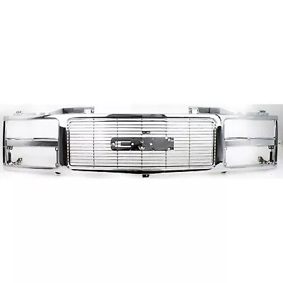 Grille For 88-99 GMC K1500 C1500 Chrome Plastic • $157.23