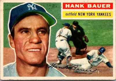 1956 Topps HANK BAUER New York Yankees #177 VG/EX Condition • $7