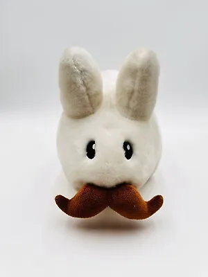 Large Kozik Kidrobot White Labbit Mustache Plush 14 Inch Rabbit Stuffed Animal • $25.99