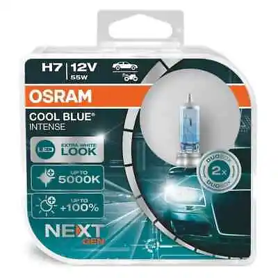 H7 OSRAM COOL BLUE INTENSE NEXT GEN 64210CBN-HCB Globe Bulbs (Twin Pack) 5000K • $42.95