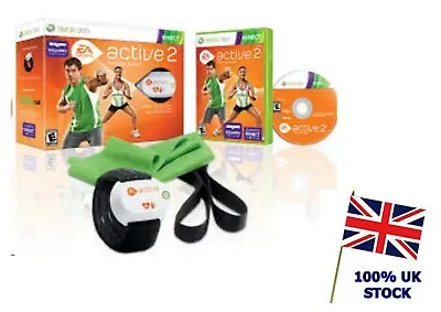 Xbox 360 EA Sports Active 2 Personal Trainer HR Excercise Belt PAL ***UK Seller • £4.95