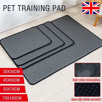 £9.58 • Buy Pet Pee Pads Large Mats Puppy Training Toilet Pads Wee Cat Dog Supplies Washable