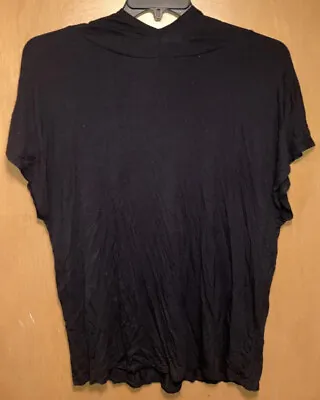 Fashion Nova Sleeveless Hoodie Shirt Size XS Black • $20.74