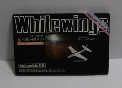 🌟 VTG White Wings 1992 Assembly Kit 15 PAPER AIRPLANES DESIGNED DR. Y. NINOMIYA • $69.99