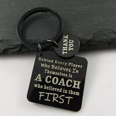 Sports Coach Thank You Keychain Keepsake End Of Season Sports Gift • $14.95