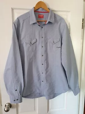 RM Williams Longhorn Tapered Fit Long Sleeve Shirt 2XL-3XL Excellent Condition  • $22