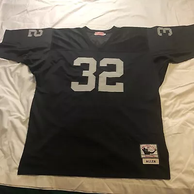 Marcus Allen 1984 Oakland Raiders #32 Mitchell & Ness Throwback Jersey Size 56 • $49.99