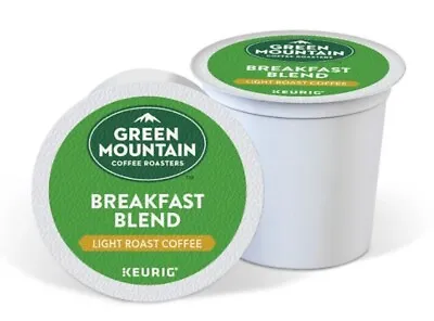 GREEN MOUNTAIN BREAKFAST BLEND LIGHT ROAST K-Cups Coffee -(12 COUNT SEALED PODS) • $8.99