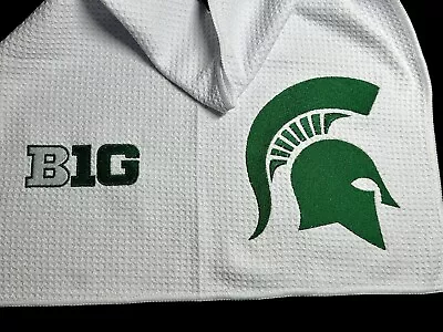 Michigan State Golf Towel With Clip. (8in X 16in) • $19.99