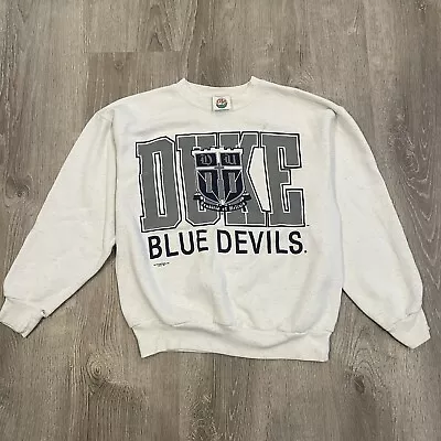 Vintage Duke Blue Devils Crewneck Sweatshirt Size Large • $33.99