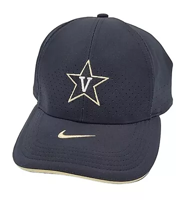 Vanderbilt Commodores Vandy Nike Legacy91 DRI-FIT Performance Strapback Hat Cap  • $27.95