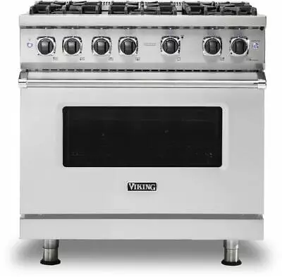 Viking 5 Series '17 36  6 VSH™ Burner System Pro-Style SS Gas Range VGR5366BSS • $4399