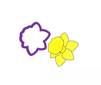 New Daffodil Flower Mothers Day Cookie Cutters Polymer Clay Craft Fondant Cutter • £3.09