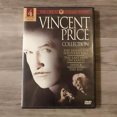 Vincent Price Collection DVD - House On Haunted Hill Last Man On Earth Shock Bat • $19.99