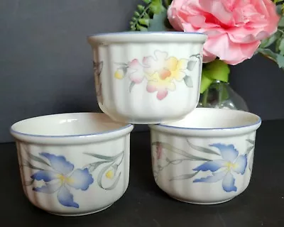 Villeroy & Boch  Riviera   Set Of 3 Ramekins Custard Cups Luxembourg  • $50.95