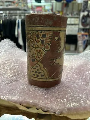 MAYAN  Classical Period 600 900AD SNAKE GOD QUETZALCOATL Ceremony CUP. • $1450