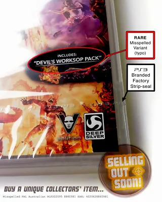 Saints Row IV 4 Gat Out Of Hell PS3 (New RARE Typo) MISSPELLED 1st Edition Game • $198