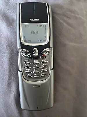 £60 • Buy Nokia 8850 - Metallic Silver (Unlocked)