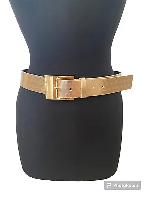 Michael Kors Womens Rose Gold Logo Belt NWT  • $30