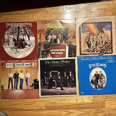 Lot Of 7  THE STATLER BROTHERS Vinyls Christmas Card10th Anniversary Originals • $41