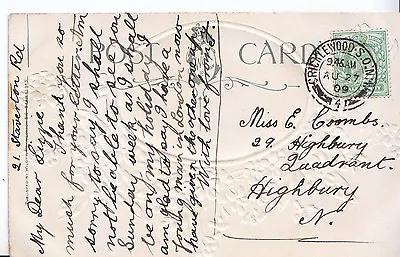 £3.99 • Buy Genealogy Postcard - Family History - Coombs - Highbury - London N   BH5183