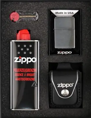 Zippo Gift Set Black / Loop • £53.90