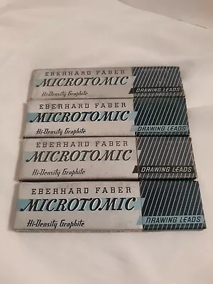 Vintage Eberhard Faber Microtomic Lead Holders Lot Of 4 Boxes • $22.99