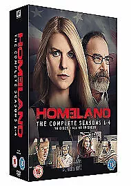 Homeland: The Complete Seasons 1-4 DVD (2015) Claire Danes Cert 15 16 Discs • £4.55