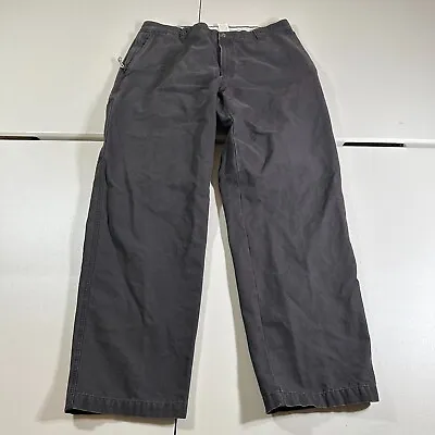 Vintage Columbia Canvas Style Work Pants Mens 38x34 Gray • $22