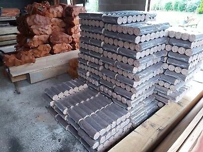 Heat Logs Briquettes Firewood  Energy Eco Wood Stove Open Fire Log Fuel  • £4.95