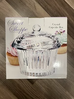 Godinger Shannon Crystal Cupcake Box By Sweet Shoppe Collection Candy Dish • $19.99