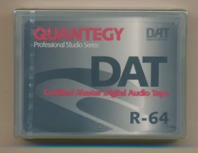 Quantegy Professional Studio Series DAT R-64 Certified Master Factory Sealed • $9.49