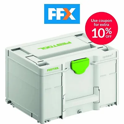 £58.87 • Buy Festool 204843 Systainer 3 SYS3 M 237 T-Loc Case