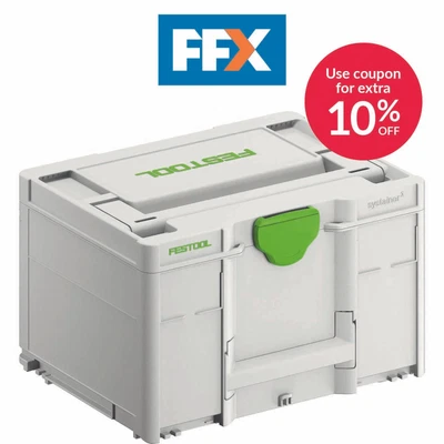 £58.87 • Buy Festool 204843 Systainer 3 SYS3 M 237 T-Loc Case