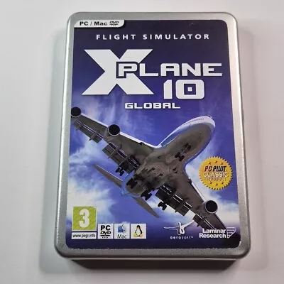 X-Plane 10 Global PC Mac DVD ROM Flight Simulator Game (2011) 8 Discs Very Good • £30.77