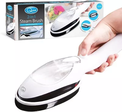 Quest 2-in-1 Steam Brush 750W Clothes Steamer 100ml Water Tank Capacity NEW  • £29.99