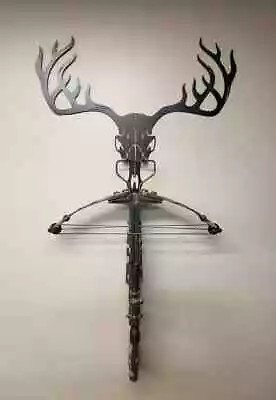 Custom Crossbow Hanger Deer Skull Rack Metal Crossbow Rack Metal Hunting Rack • $115