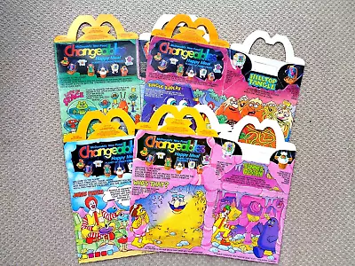 McDonald's 1989 New Food Changeables Happy Meal Complete Box Set • $18.95