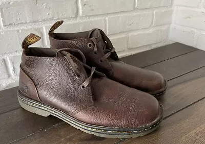 Dr. Martens Sussex Industrial Chukka Brown Leather Mens Boots Sz 11 M • $59