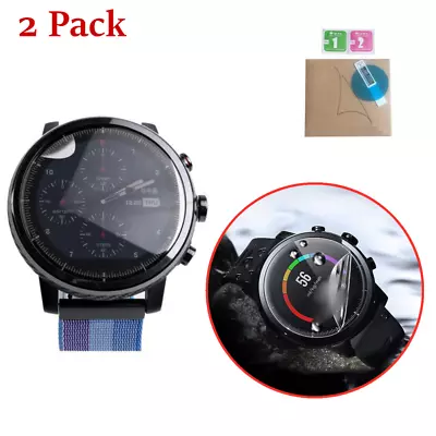 3H HD Screen Protector Protective Film For Xiaomi Huami Amazfit Stratos 2/2S E • $2.79
