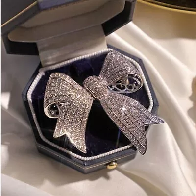 Fashion Vintage Brooch Bow Pin Temperament Versatile Clothing For Women Jewelry • $7.99