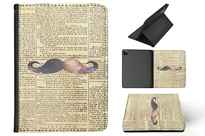 Case Cover For Apple Ipad|hipster Colourful Moustache #7 • $28.92