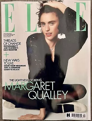 Elle Magazine - Uk Edition - April 2024 - Margaret Qalley - Brand New • $15.99