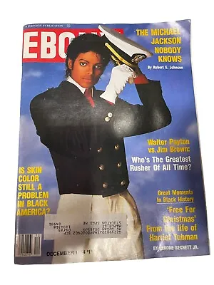 Vintage EBONY Magazine December 1984 Michael Jackson • $15