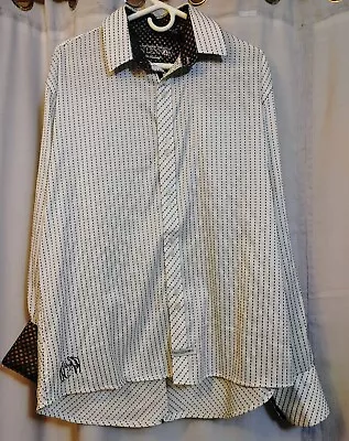 John Lennon Imagine English Laundry White LONG SLEEVE BUTTON UP SHIRT XL  • $45