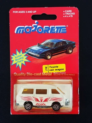 $64.95 • Buy Majorette Toyota Van Wagon Toyota Lite Ace / #216 / White W/ Red Eagle Tampo