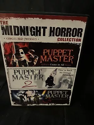 The Midnight Horror Collection: Puppet Master 1 2 & 3 (DVD) • $2.13