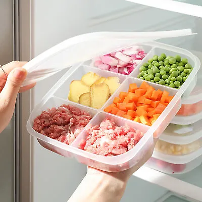 $22.86 • Buy Refrigerator Storage Box Food Container Kitchen Freezer Fridge Organiser